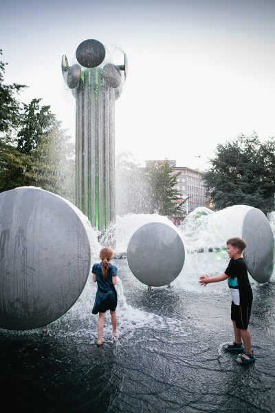 Brunneneröffnung, Ebertplatz Köln, Juli 2018, Foto: Astrid Piethan