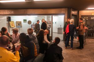 "Feriengäste" im LABOR, Ebertplatzpassage 2018, Foto: Michael Nowottny