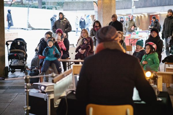 Eisbahnfamilientag, Ebertplatz, Dezember 2018, Foto: Astrid Piethan