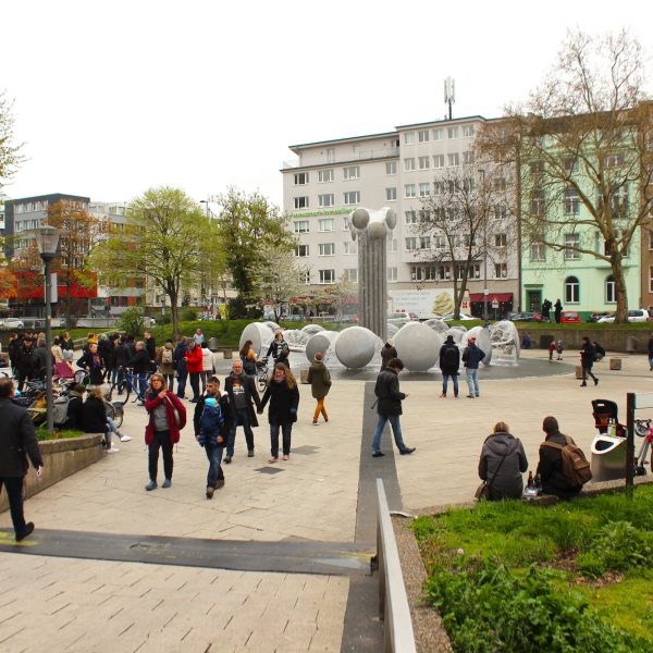 Brunneneröffnung Ebertplatz, April 2019, Foto: Helle Habenicht