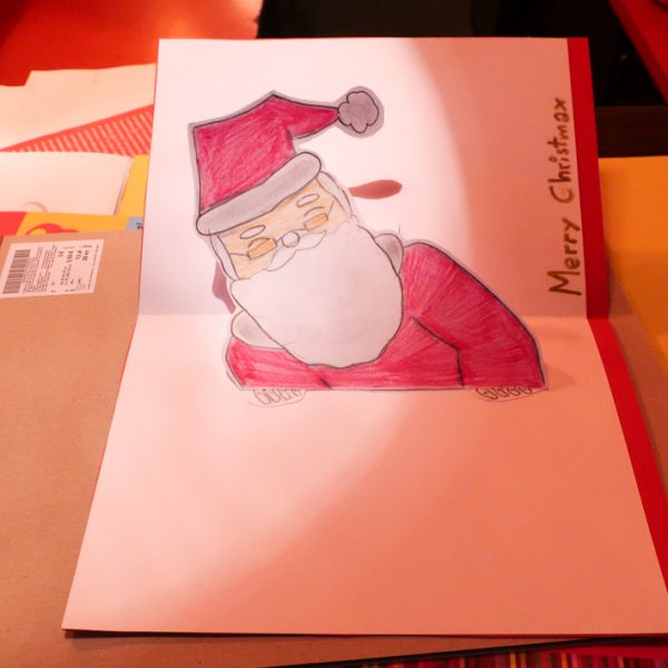 Wir zeichnen den Weihnachtsmann - Foto: Michael Nowottny